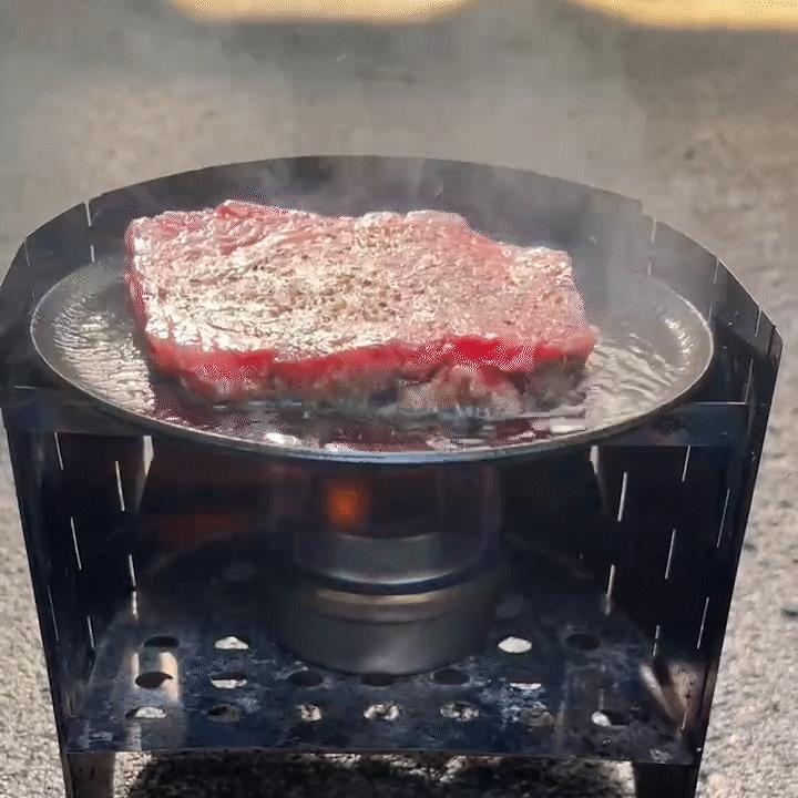 SHALLOW　Φ１５０　鉄板　アウトドア　キャンプ飯　蓋　ラウンドウォームプレート |  | 02