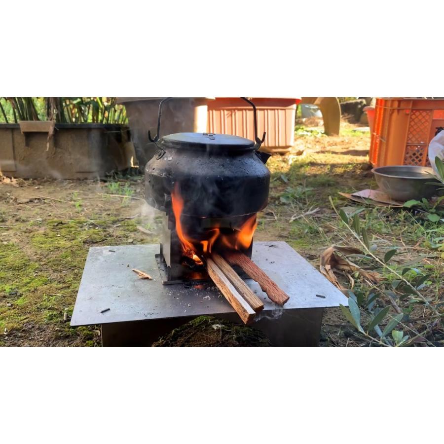 超軽量ポケットストーブ　”MINIMAL STOVE” 【純チタン製】※ケース無しタイプ　ソロキャンプ　デイキャンプ |  | 01