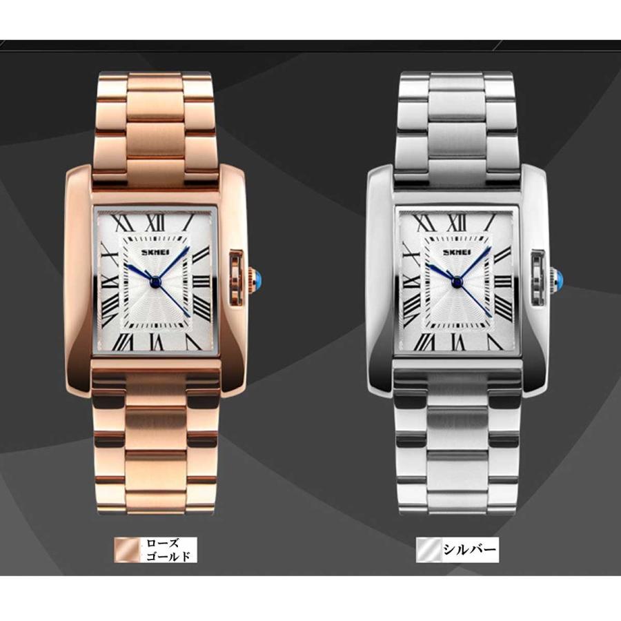 腕時計 レディースウォッチ レディース 時計 レディーススクエアステンレスウォッチ  母の日 カジュアル時計 レディース時計 ビジネス時計　30m防水 2019 |  | 04