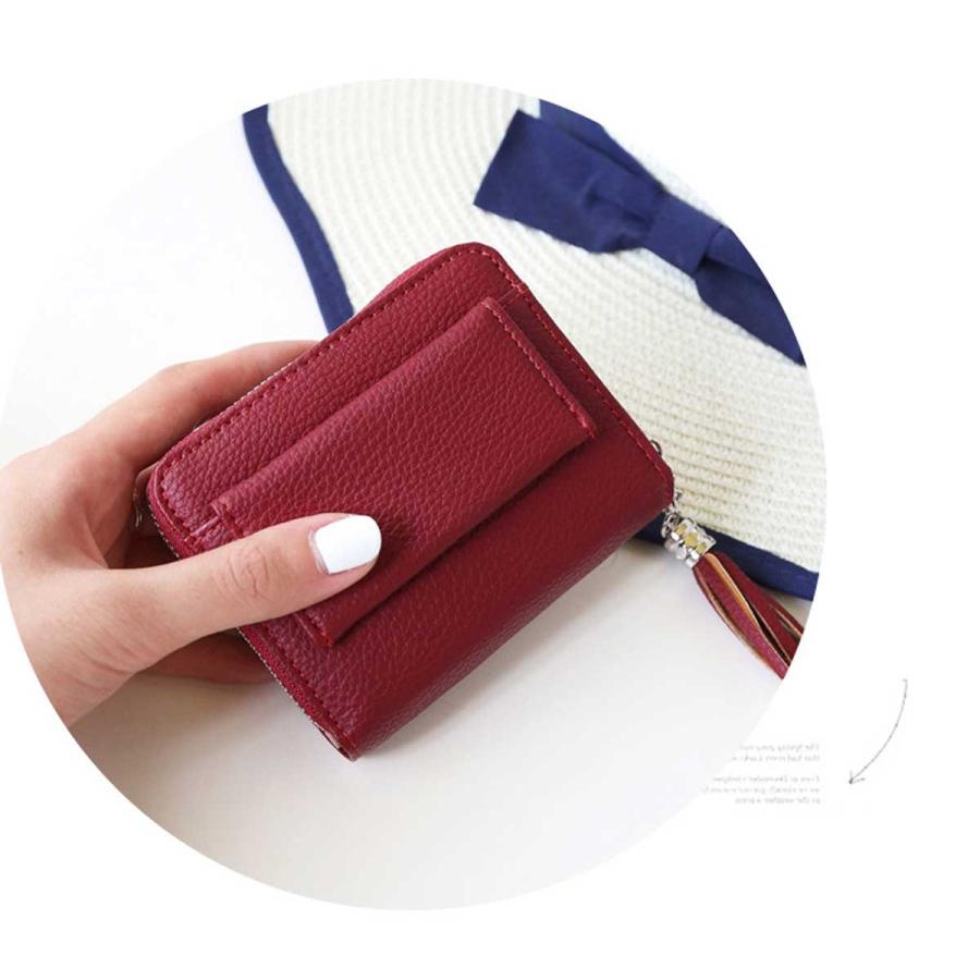 財布 レディース 使いやすい 三つ折り 三つ折り ミニ財布 小さい ミニウォレット 二つ折り 極小財布 Puレザー 軽い 小銭入れ ミニ 2つ折り 母の日  2018aw |  | 13