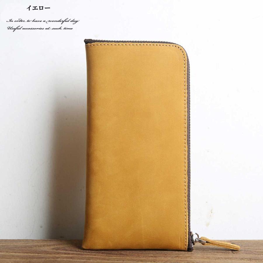 長財布 財布 メンズウォレット ウォレット L字ファスナーオイルドレザーロングウォレット ロングウォレット 本革レザー 軽い 小銭入れ ロング L字ファスナー2019 |  | 17