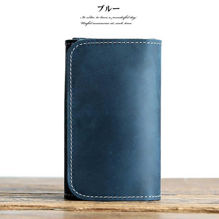 ミニミニ財布 二つ折り 財布 メンズウォレット ウォレット オイルドレザーミニウォレット 小さめ財布 本革レザー 軽い 小銭入れ ミニ 2つ折り レザー |  | 12