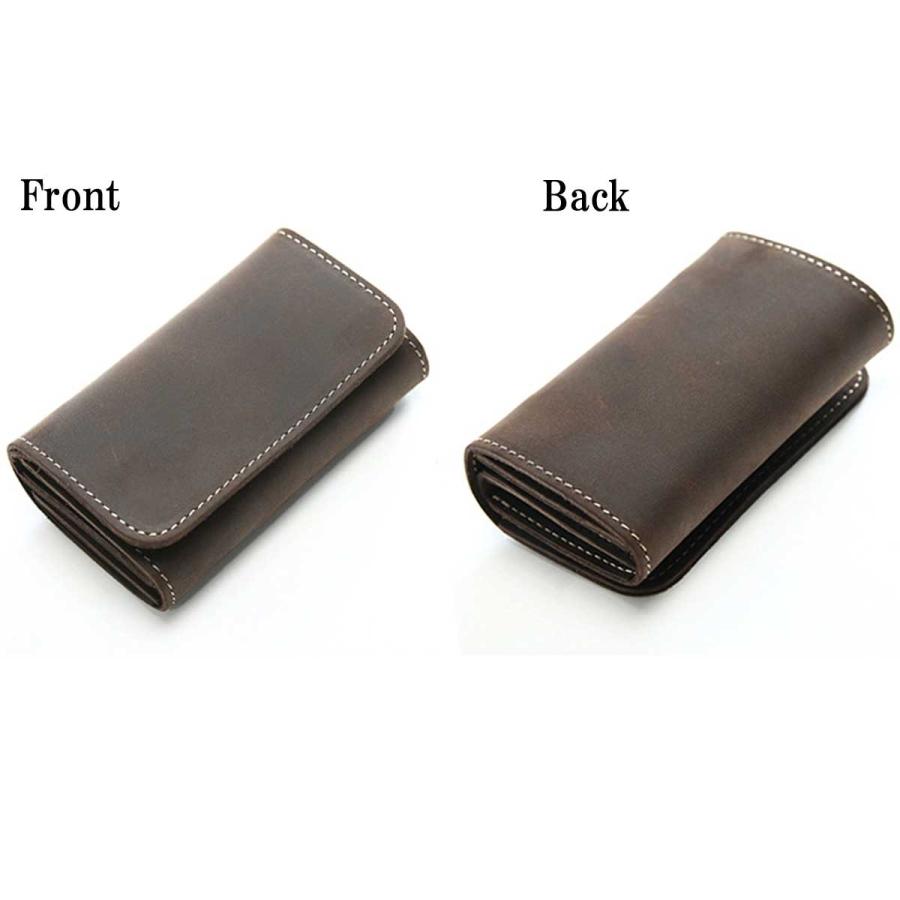 ミニミニ財布 二つ折り 財布 メンズウォレット ウォレット オイルドレザーミニウォレット 小さめ財布 本革レザー 軽い 小銭入れ ミニ 2つ折り レザー |  | 14