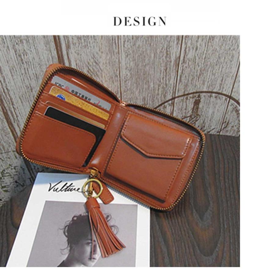 財布 二つ折り レディース レディースウォレット ブライドルレザー 本革 レザー リアルレザーフルジップハーフウォレット 小さめ財布 母の日 |  | 12