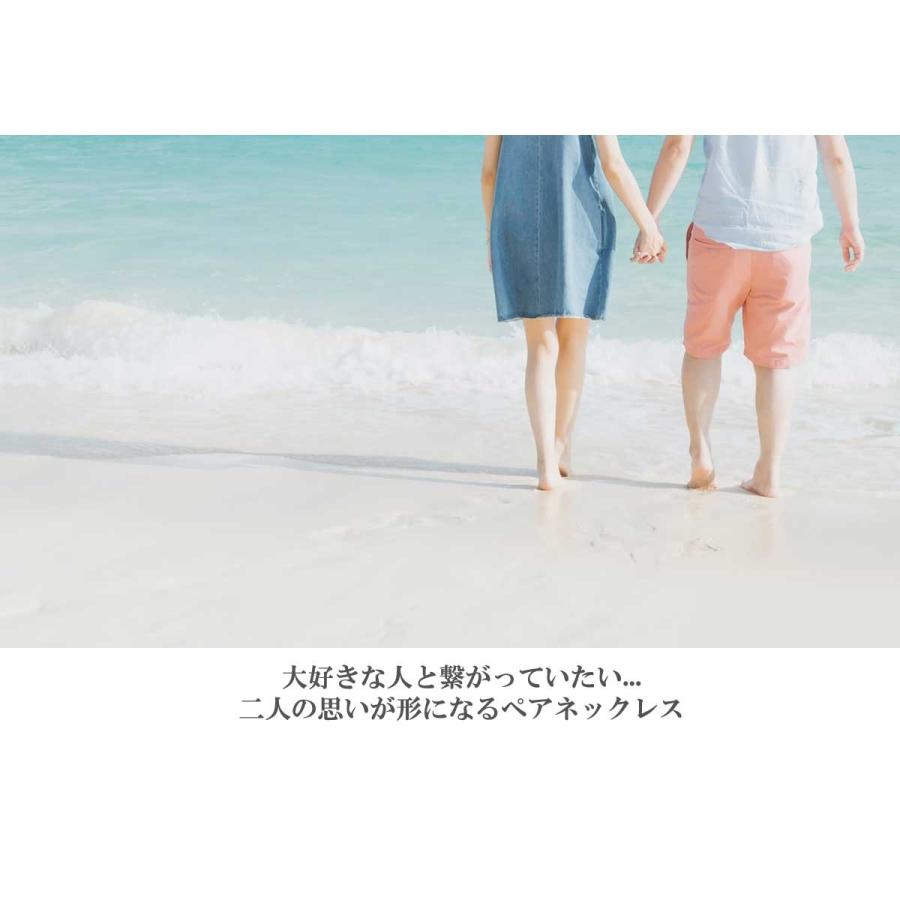 ペアネックレス ステンレス 2本セット カップルペアに ステンレス製 ペアネックレス ( セット販売 ) 『love devotion』刻印入り ジュエリーBOX入り |  | 02