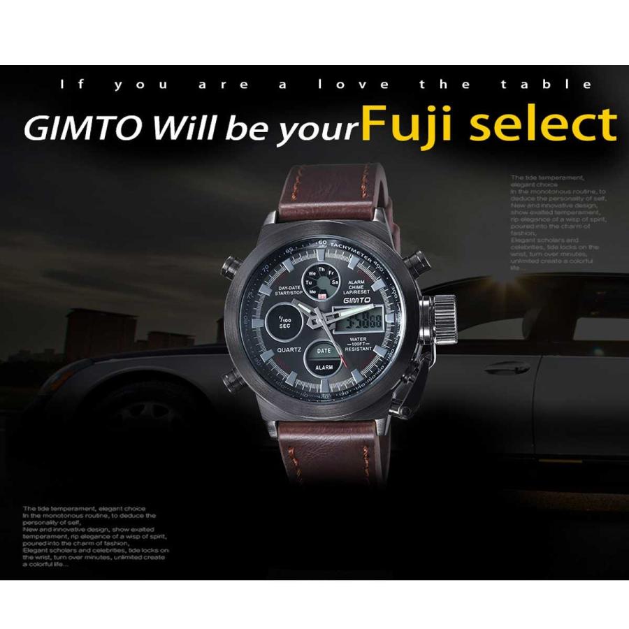 腕時計 メンズ 50代  40代 おしゃれ メンズウォッチ メンズ 時計 メンズウォータープルーフファンクションウォッチ カジュアル時計 メンズ時計 ビジネス時計 |  | 11