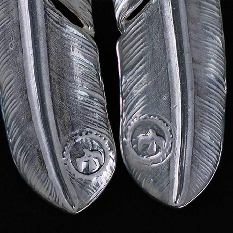 特大プレーンフェザー シルバー 特大フェザー 現行 原宿 フェザー