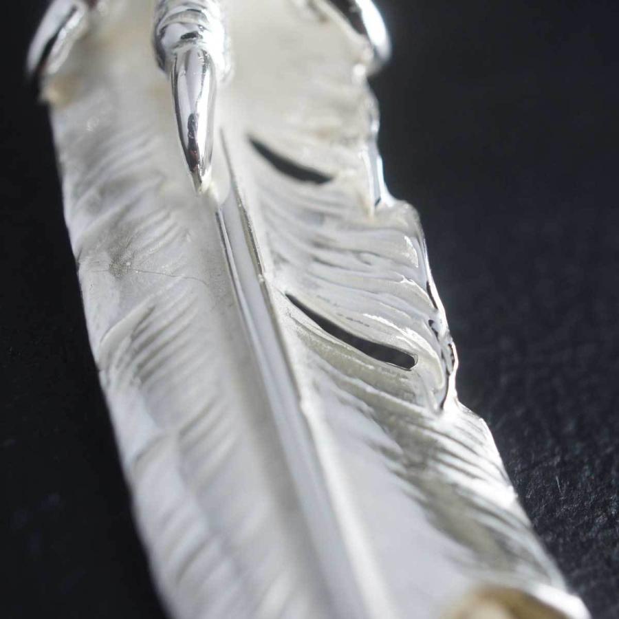 18金SVツメ付特大フェザーメタル特大 18金 銀爪メタル付特大