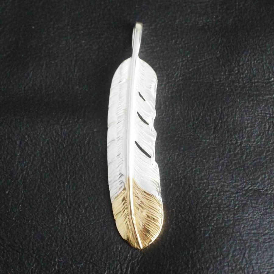 18金先金特大フェザー18金 特大フェザー 原宿 フェザーイーグル