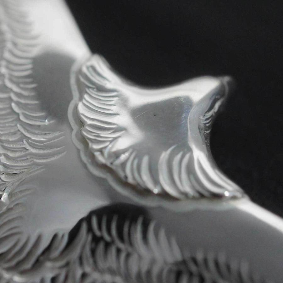 メンズ ネックレス ペンダント ペンダントヘッド 全銀大イーグル