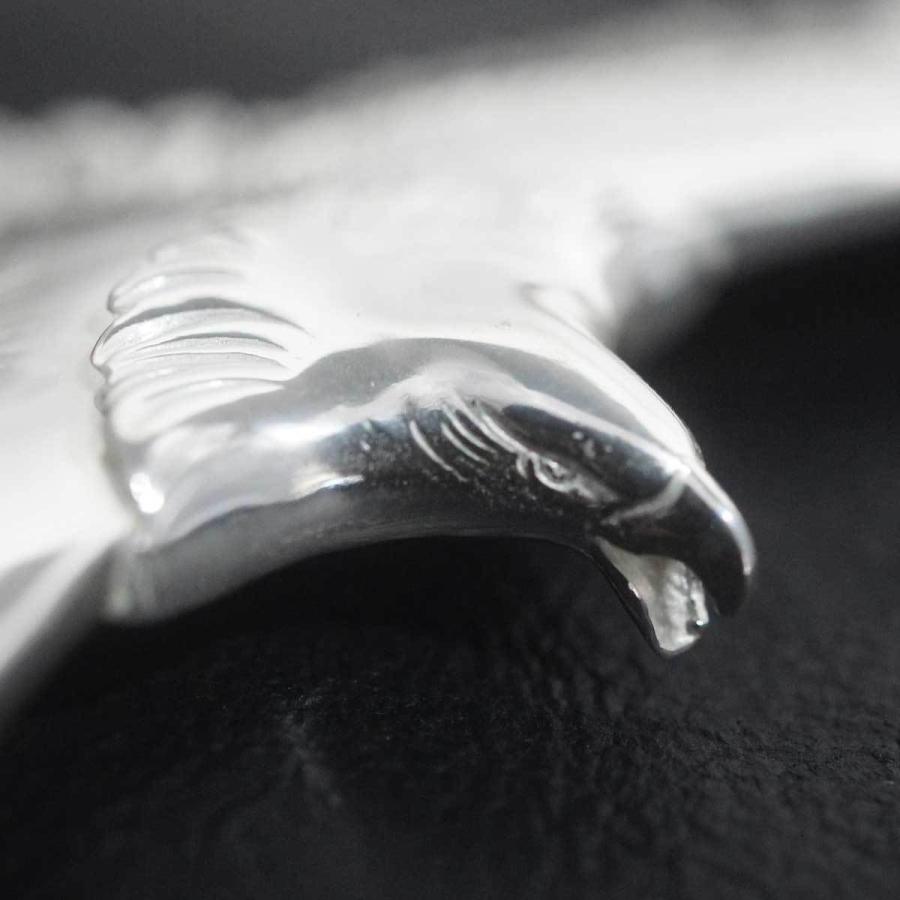 メンズ ネックレス ペンダント ペンダントヘッド 全銀大イーグル