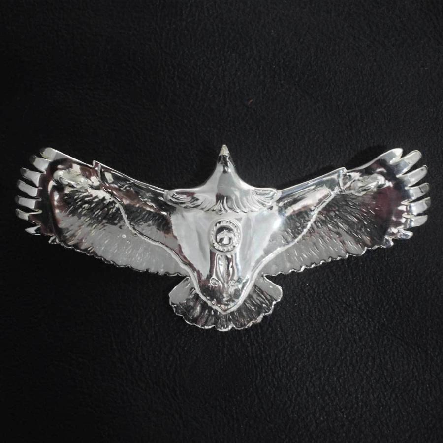 メンズ ネックレス ペンダント ペンダントヘッド 全銀大イーグル