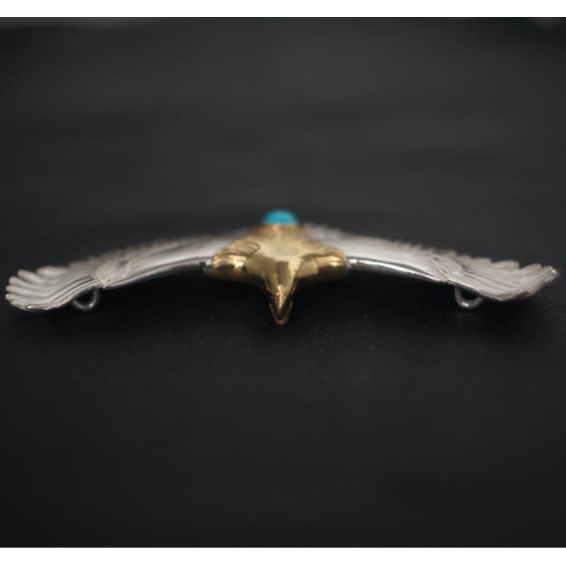 18金金縄ターコイズ付き大イーグル オールド 大イーグル トップ