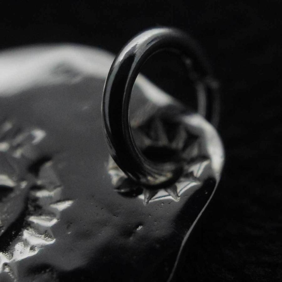 メンズ ネックレス ペンダント  SVin太陽メタル 大  シルバー トップ フェザー  原宿 イーグル 太陽メタル  フェザー イーグル オリジナル |  | 03