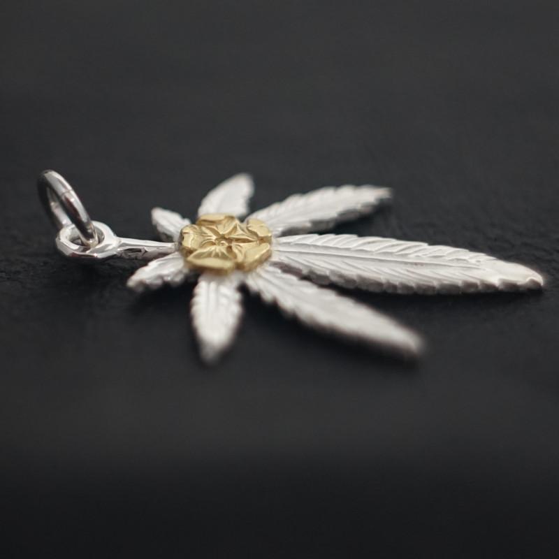 18金金メタル付SVグラス 18金金ローズ付SVグラス 18金 シルバー トップ