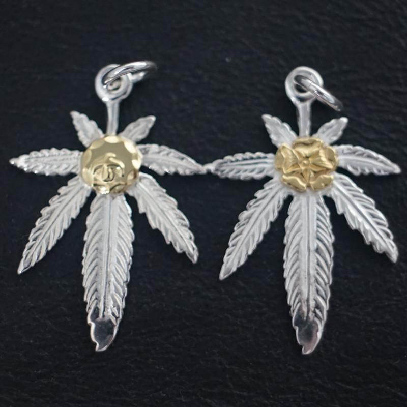 18金金メタル付SVグラス 18金金ローズ付SVグラス 18金 シルバー トップ