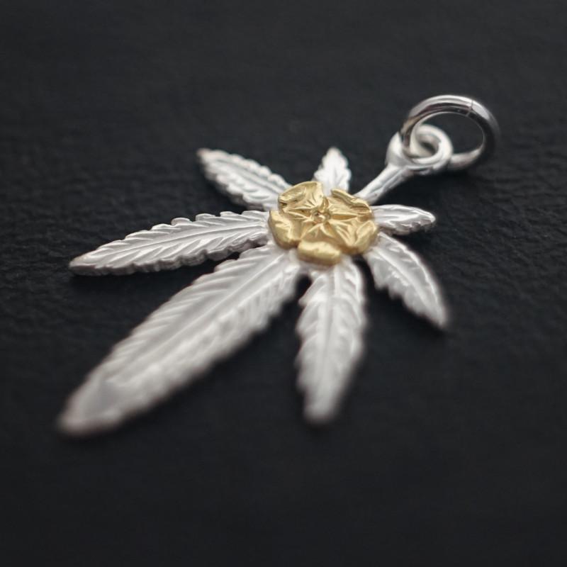 18金金メタル付SVグラス 18金金ローズ付SVグラス 18金 シルバー トップ