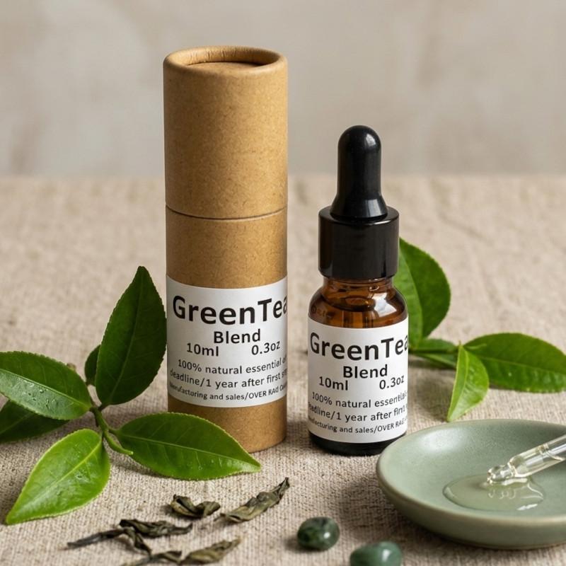 OVER RAG アロマオイル エッセンシャルオイル グリーンティーブレンドエッセンシャルオイル 精油 グリーンティー ベルガモット ローズマリー オスマンサンス |  | 04
