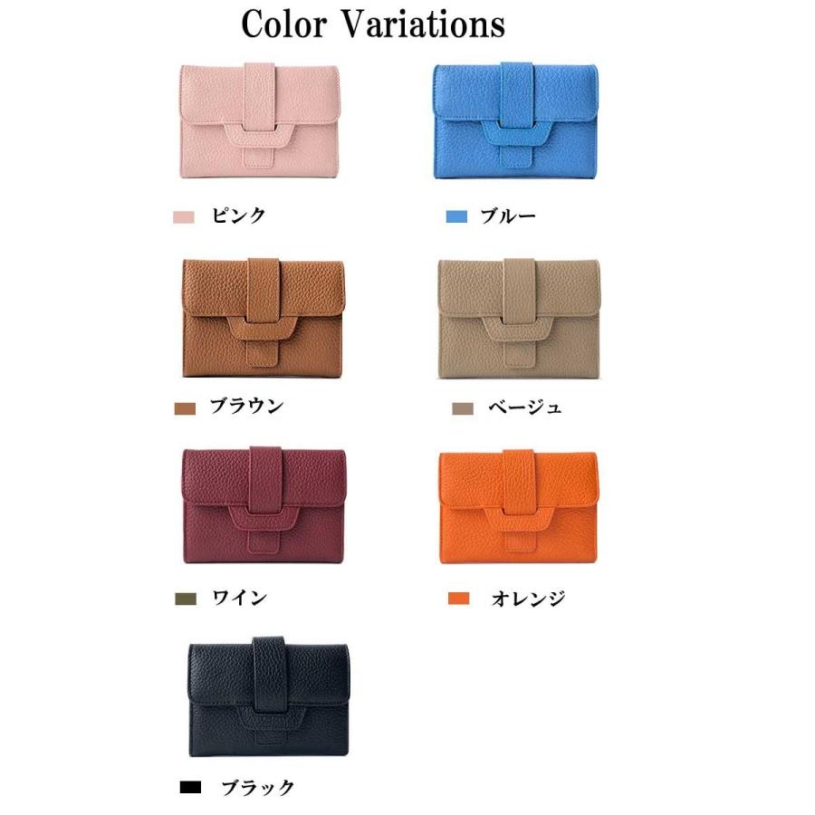 財布 レディース 使いやすい 三つ折り ミニ財布 小さい ミニウォレット 二つ折り 極小財布 レザー 小銭入れ ミニ 3つ折り 手のひらサイズ コンパクト 母の日 |  | 09