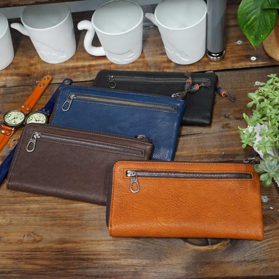 長財布 財布 メンズウォレット ウォレット L字ファスナーレザーロングウォレット  ロングウォレット 本革レザー 軽い 小銭入れ ロング L字ファスナー2019 |  | 16