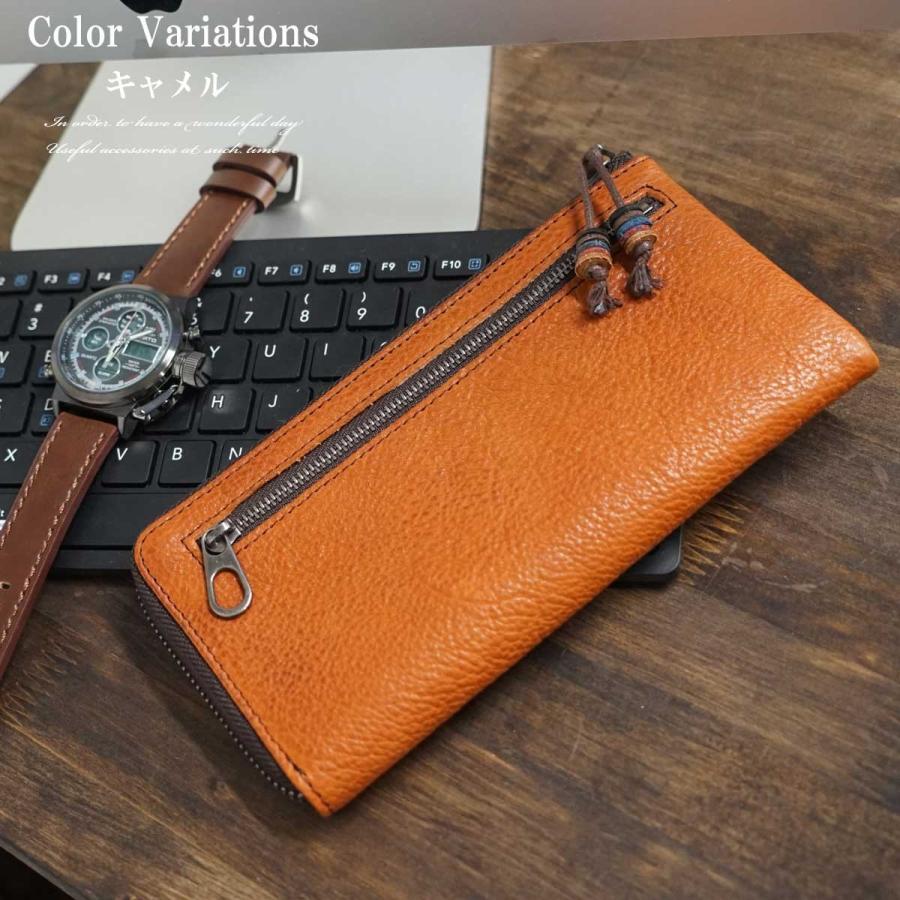 長財布 財布 メンズウォレット ウォレット L字ファスナーレザーロングウォレット  ロングウォレット 本革レザー 軽い 小銭入れ ロング L字ファスナー2019 |  | 08