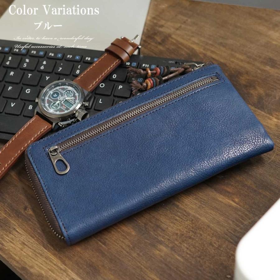 長財布 財布 メンズウォレット ウォレット L字ファスナーレザーロングウォレット  ロングウォレット 本革レザー 軽い 小銭入れ ロング L字ファスナー2019 |  | 09