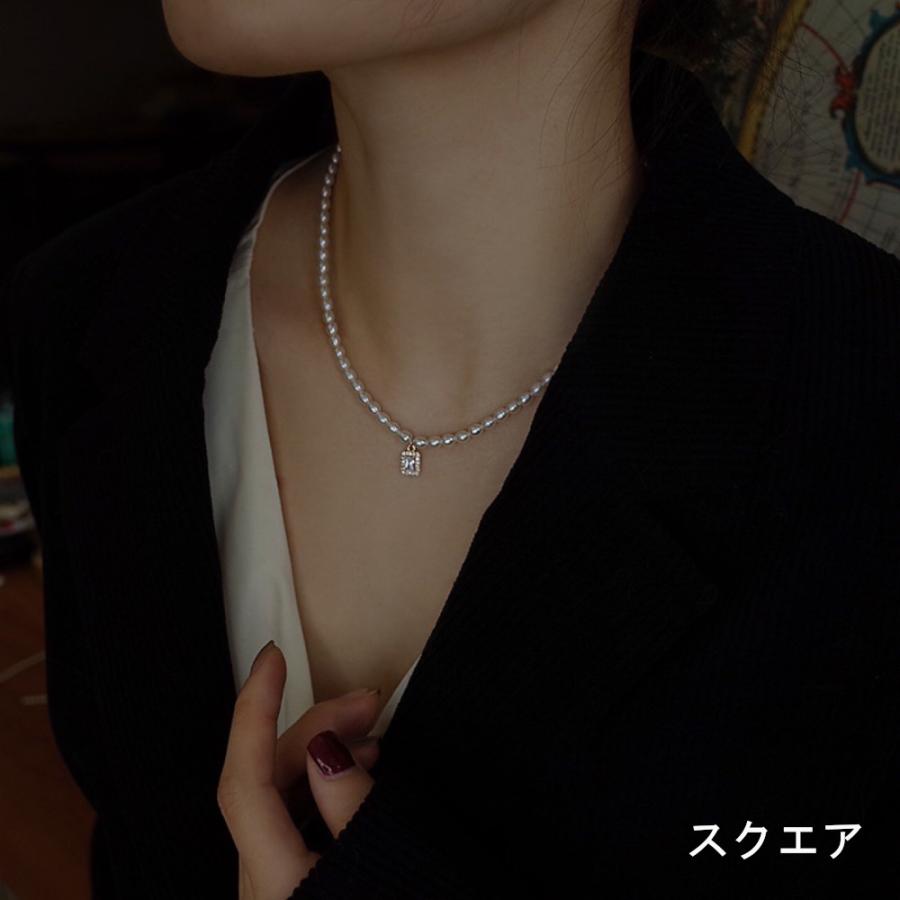 レディース ネックレス チョーカー 天然淡水ウォータードロップパールチョーカーネックレス レディース ネックレス パールネックレス トレンド  チョーカー |  | 07