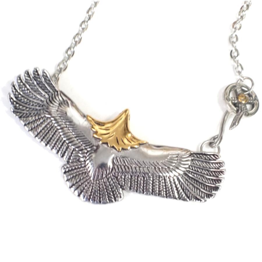 メンズ ネックレス メンズネックレス アクセサリー イーグル 大