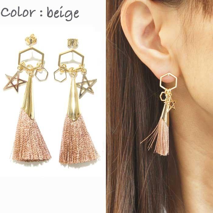 ピアス レディース 揺れる 大人気!タッセルパールピアス レディース