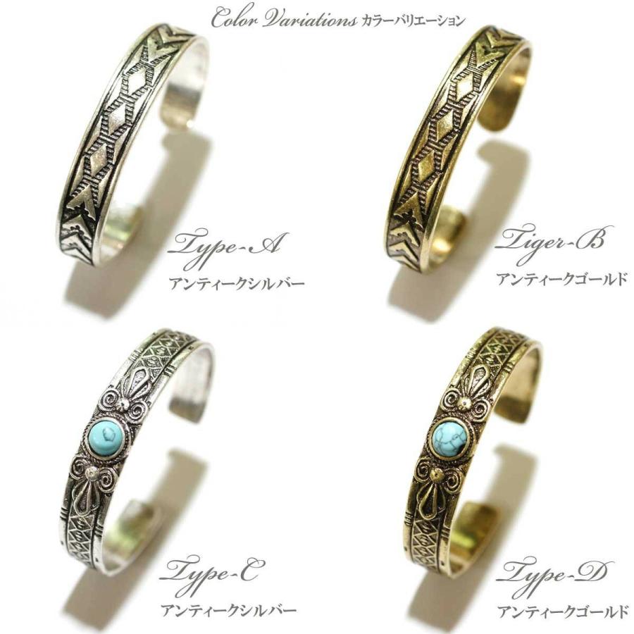 バングル メンズ ブレスレット ネイティブデザインバングル