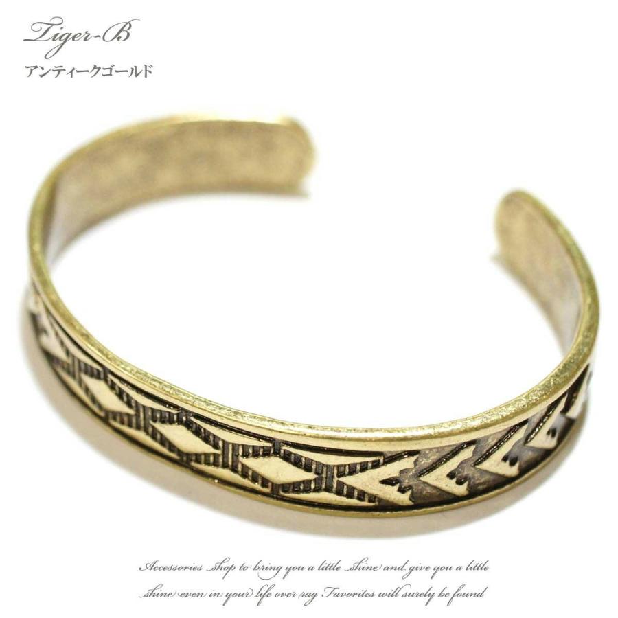 バングル メンズ ブレスレット ネイティブデザインバングル