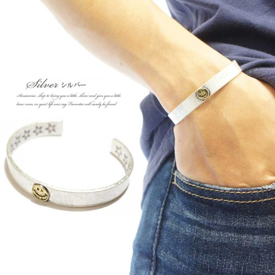 バングル メンズ ブレスレット スマイルマークバングル メンズ アクセサリー メンズバングル バングル ブレスレット アクセサリー アメカジタイプ 17春夏 Or1704 0 かわいいアクセサリー販売over Rag 通販 Yahoo ショッピング