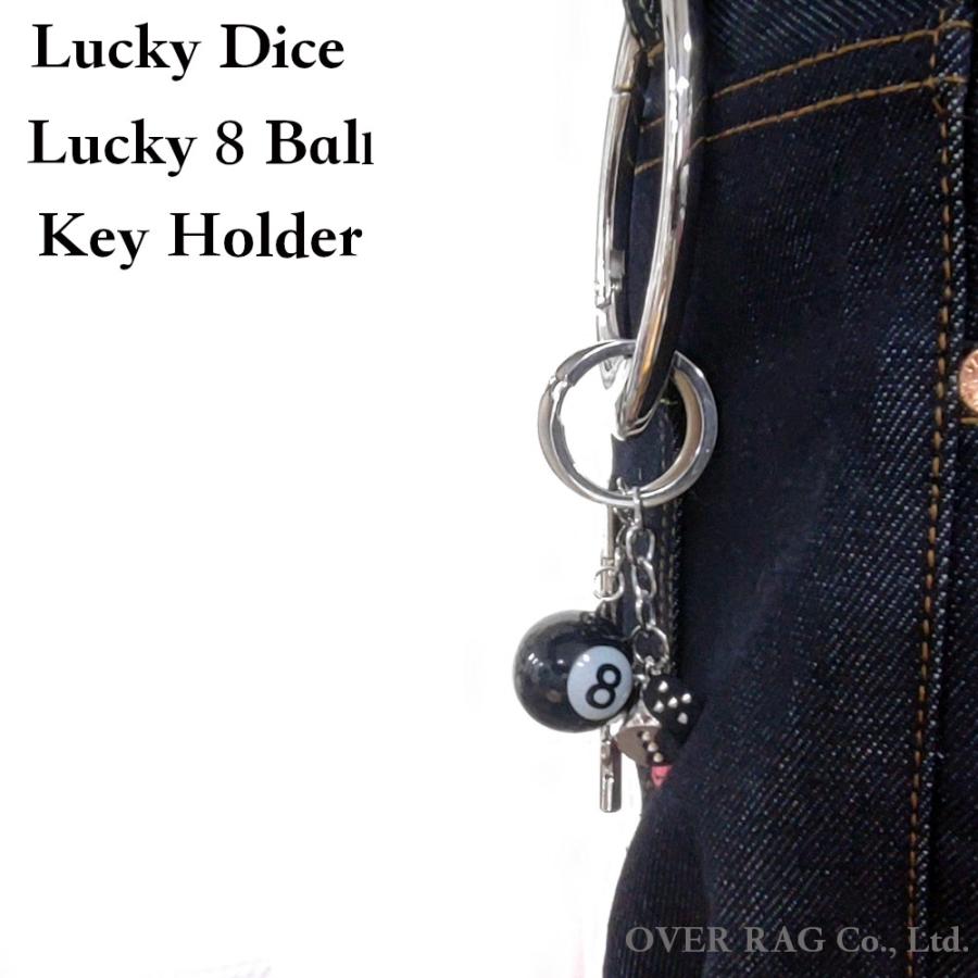 ポスト投函送料無料】】楕円カラビナラッキーダイス&ラッキー8ボール