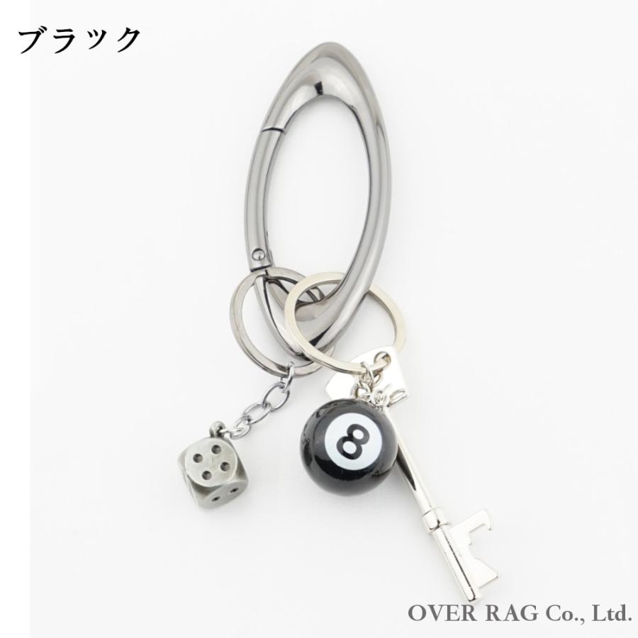 ポスト投函送料無料】】楕円カラビナラッキーダイス&ラッキー8ボール