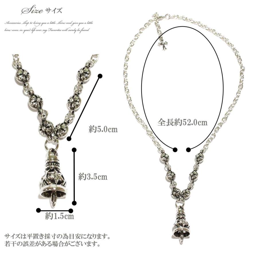新作入荷！ ベルクロスボールネックレス メンズネックレス ベル クロス