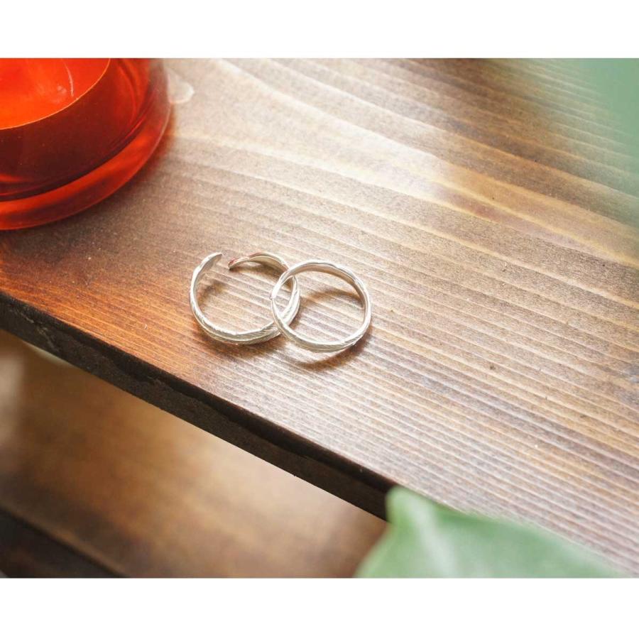 ペアリング フェザーシルバー925ペアリング シンプル シルバー925 細身