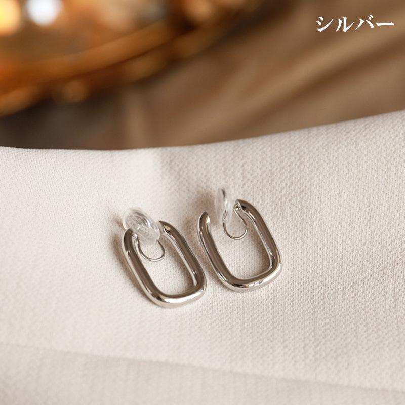 イヤリング イヤーカフ ペインレススクエアイヤリング レディースイヤリング 大人イヤリング イヤリング 痛くないイヤリング イヤーカフ 韓国ファッション |  | 03