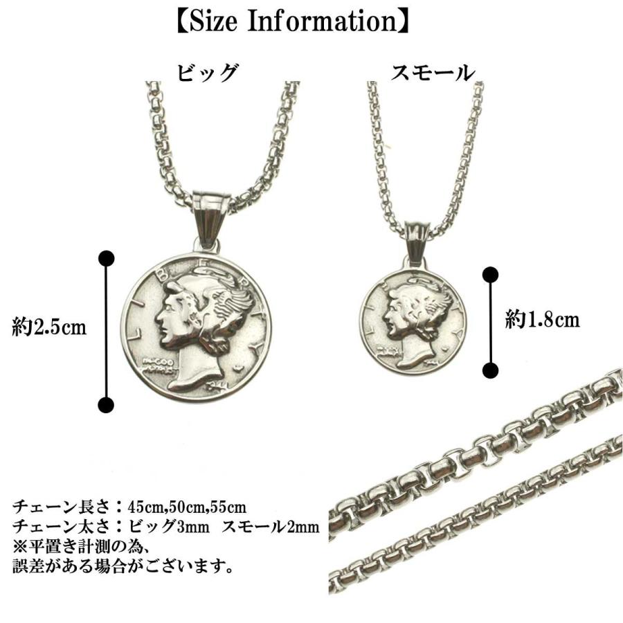 ネックレス アクセサリー メンズ レディース リバティコインネックレス メンズネックレス レディース ネックレス ペア対応 選べるサイズ 選べる長さ