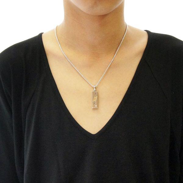 ネックレス メンズ メンズネックレス イナズマプレートネックレス