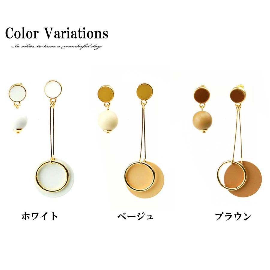 レディースイヤリング レディース イヤリング イヤリングレディース アシンメトリーシンプルイヤリング/ピアス 大きめイヤリング ピアス 韓国ファッション |  | 05