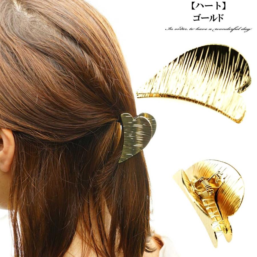 テクスチャーメタルプレートバンスクリップ　シンプルヘアクリップ　ヘアラインバンスクリップ　上品バンスクリップ　バンス レディース  定形外郵便送料無料 |  | 06