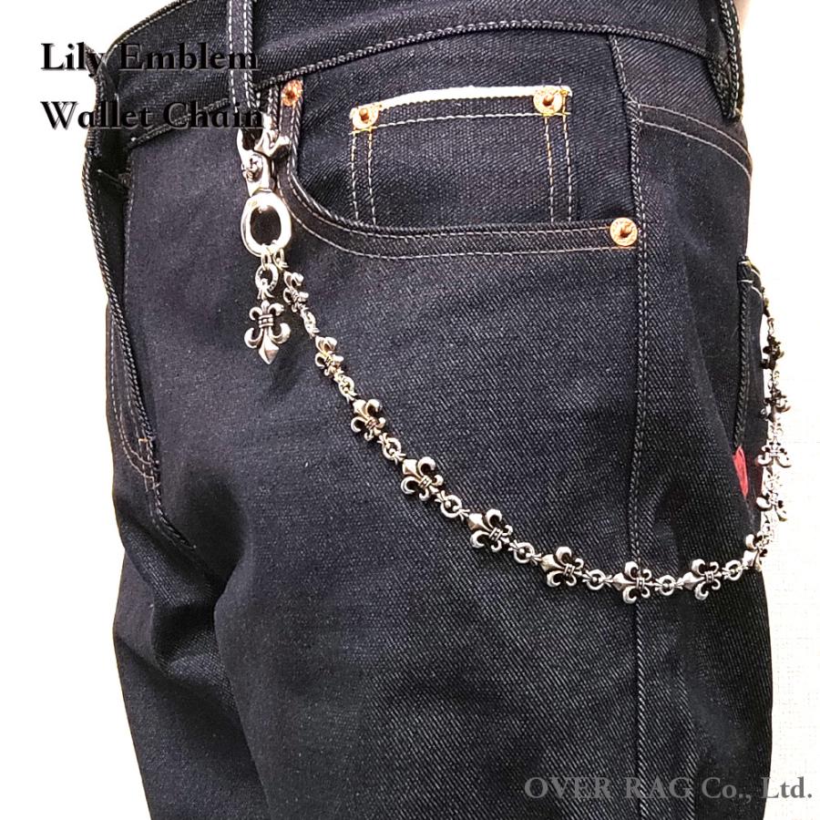 週末限定　リリーボールウォレットチェーン シルバー 925 刻印 重厚 シルバー925 ウォレットチェーン ペーパーチェーン 梵字 六字真言