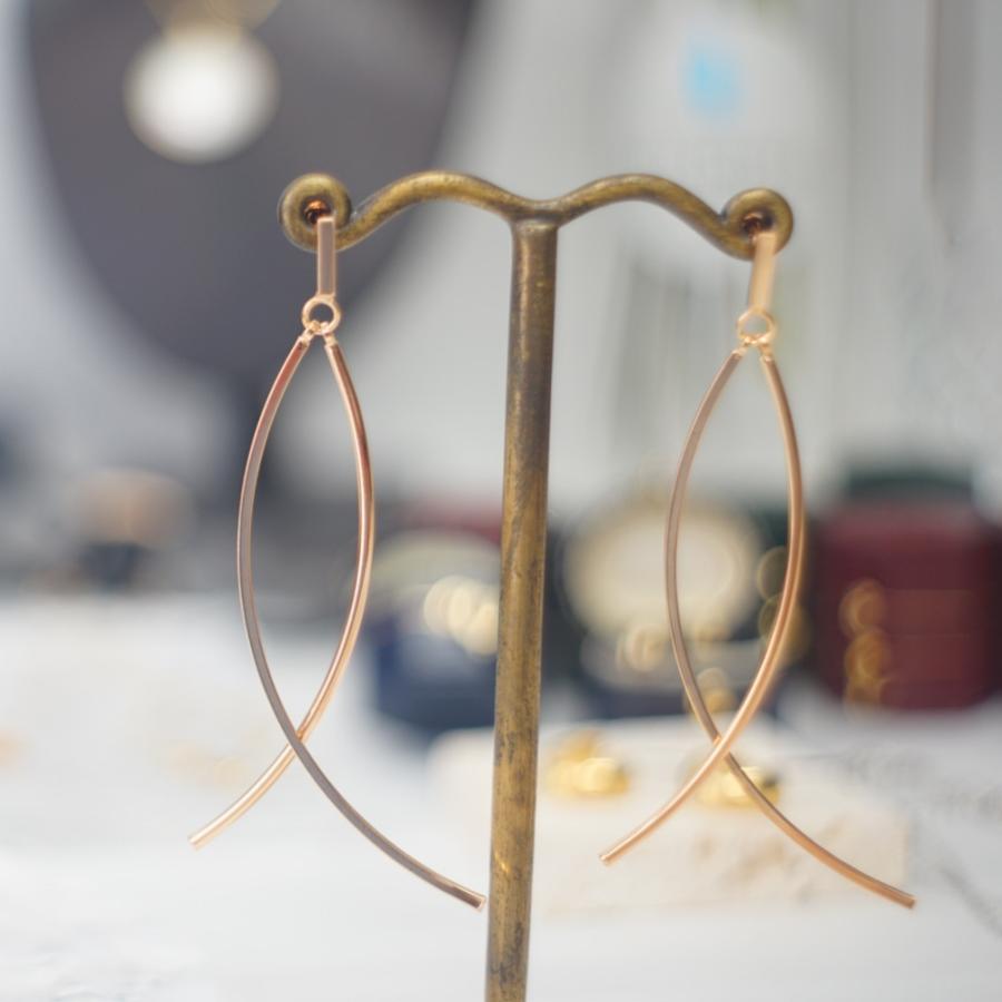 イヤリング ピアス デザイン 14Kゴールドフィルドメタルタッセルペインレスイヤリング/ピアス ゴールドフィルド レディースイヤリング 大人イヤリング |  | 06