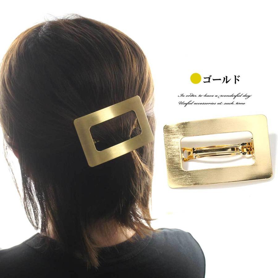 ヘアクリップ メタルビッグヘアクリップ　シンプルクリップ　メタル　大きめクリップ　シルバー　ゴールド　大人クリップ |  | 06