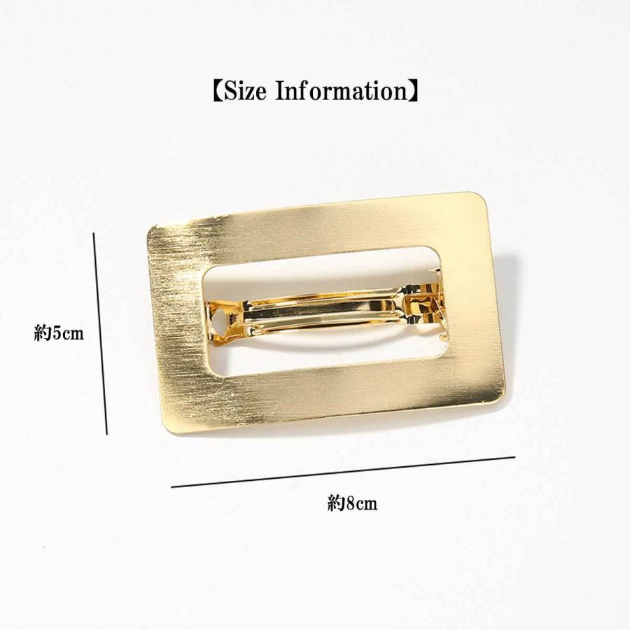 ヘアクリップ メタルビッグヘアクリップ　シンプルクリップ　メタル　大きめクリップ　シルバー　ゴールド　大人クリップ |  | 07