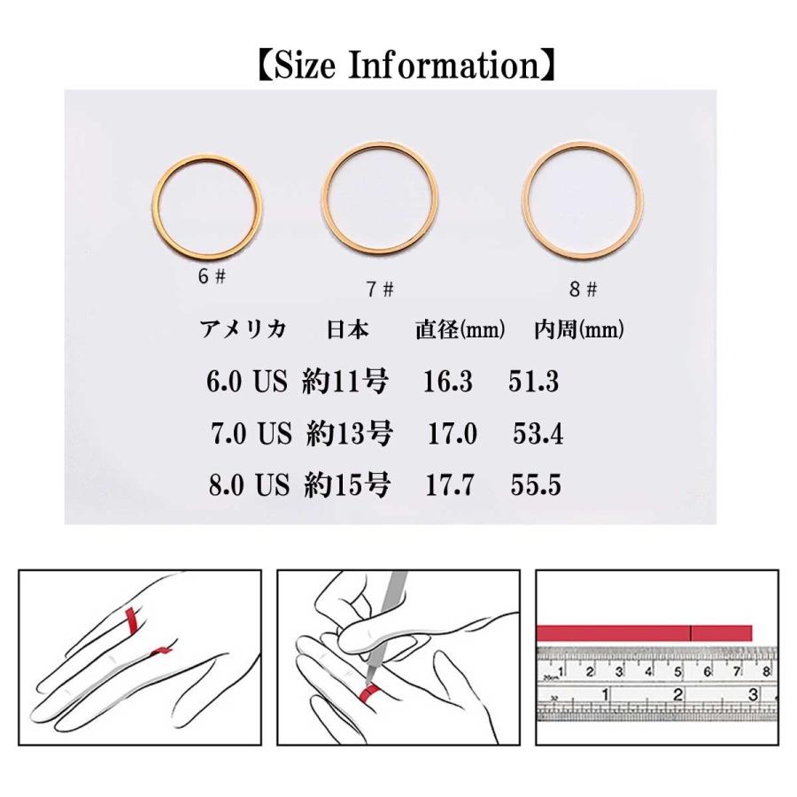 レディースリング 指輪 スターリングシルバーレインボーカラーリング レディース リング ステンレスリング 可愛い 大人可愛い 6号 7号 8号 9号カラフルリング |  | 13