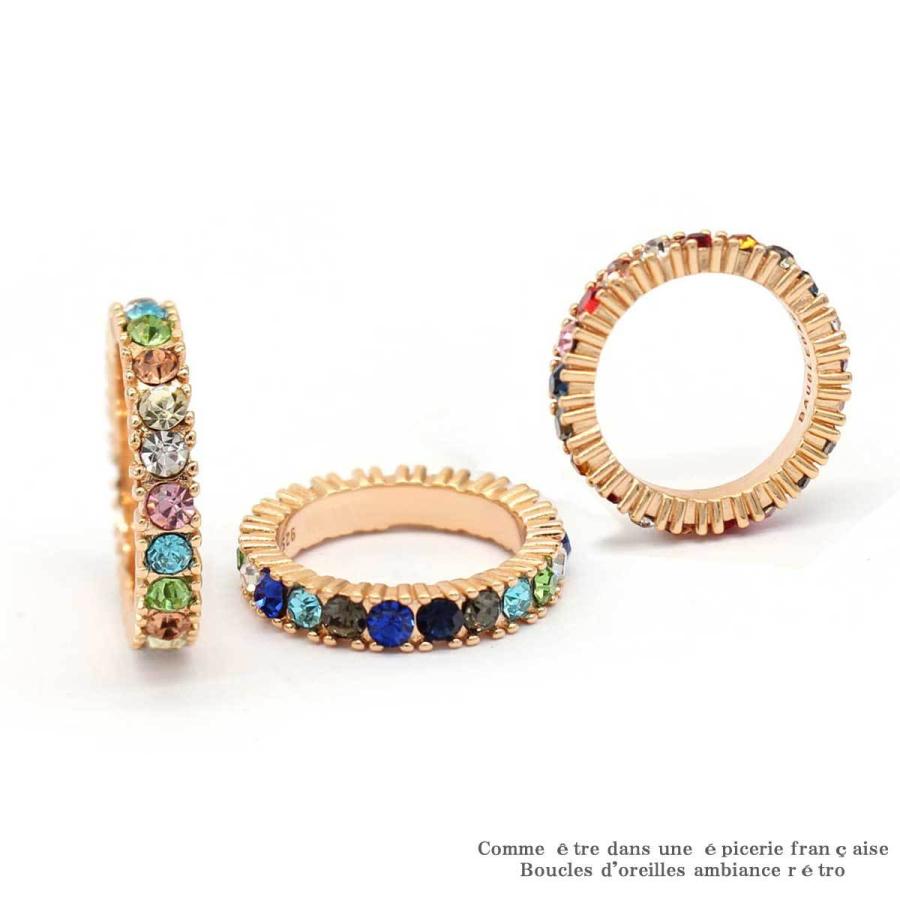 レディースリング 指輪 スターリングシルバーレインボーカラーリング レディース リング ステンレスリング 可愛い 大人可愛い 6号 7号 8号 9号カラフルリング |  | 10