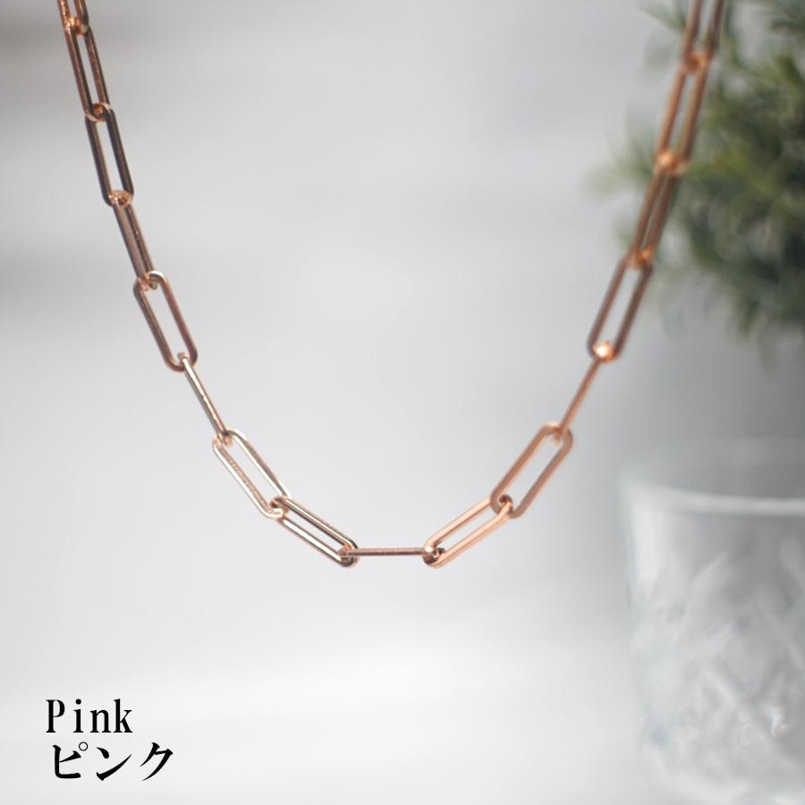 オーバルリンクチェーン ネックレス シルバー]オーバルリンクチェーンネックレス – CENE