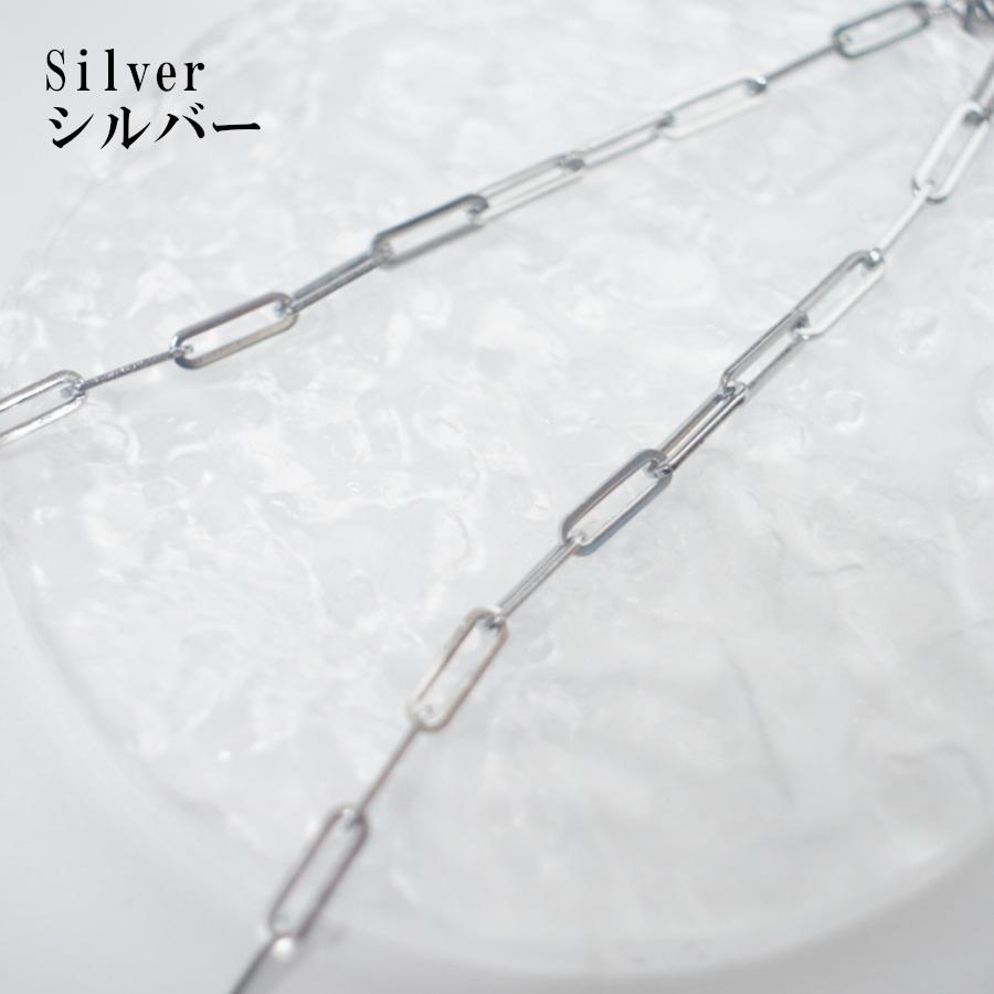 ネックレス レディース シンプル オーバルリンクチェーン