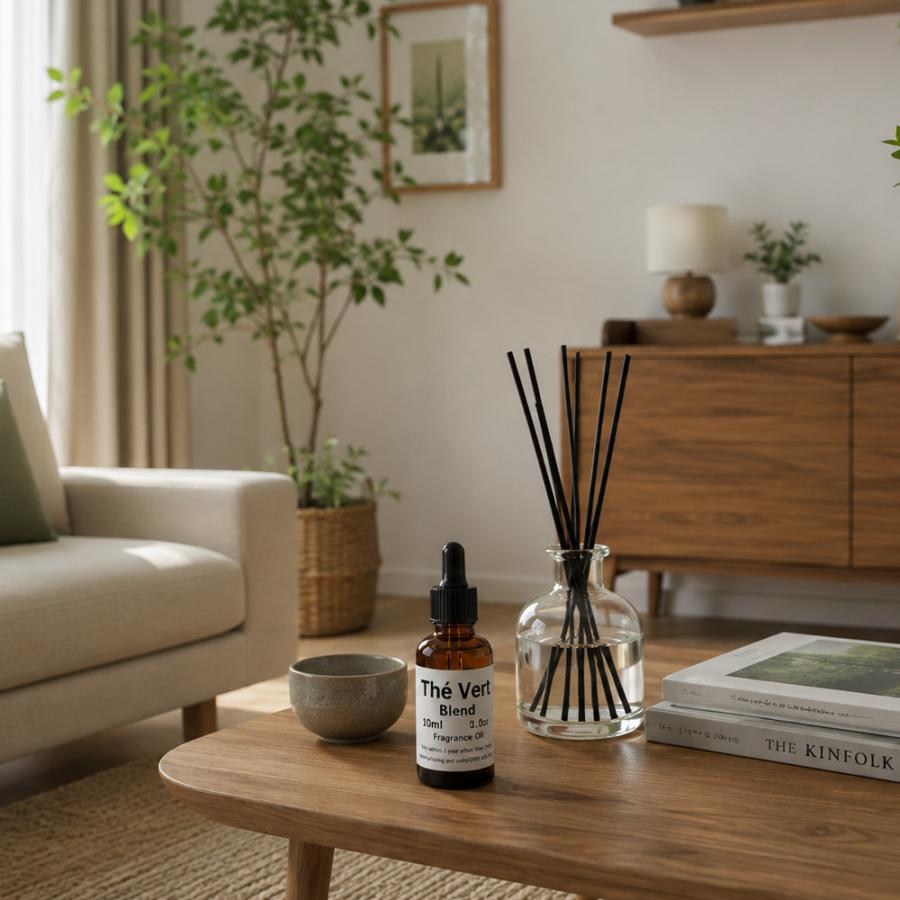 The Vert  テ ヴェール グリーンティー 緑茶 アロマオイル 10ml 20ml 30ml レモン ベルガモット ミント ジャスミン ムス ディフューザー用  香料 芳香剤 |  | 06